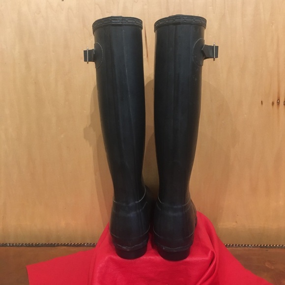 🌲VINTAGE ORIGINAL HUNTER TALL RAIN BOOTS🌲 - Picture 6 of 8
